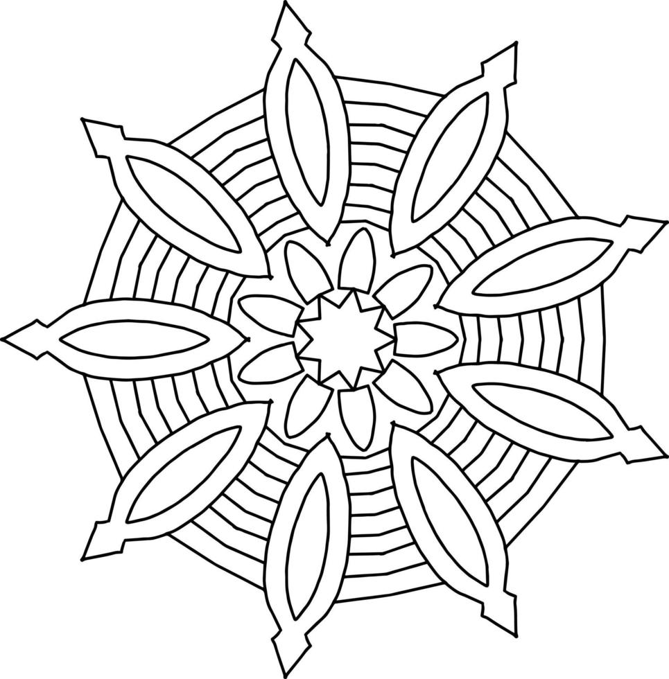 mandala-kunstontwerp, mehndi, tatoeage, koninklijke vintage, bruiloftsontwerp vector