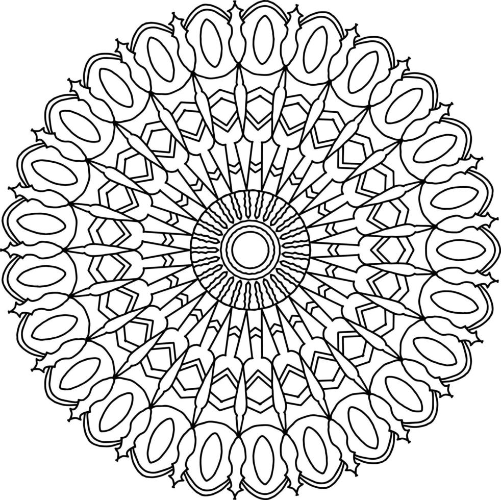 mandala-kunstontwerp, mehndi, tatoeage, koninklijke vintage, bruiloftsontwerp vector