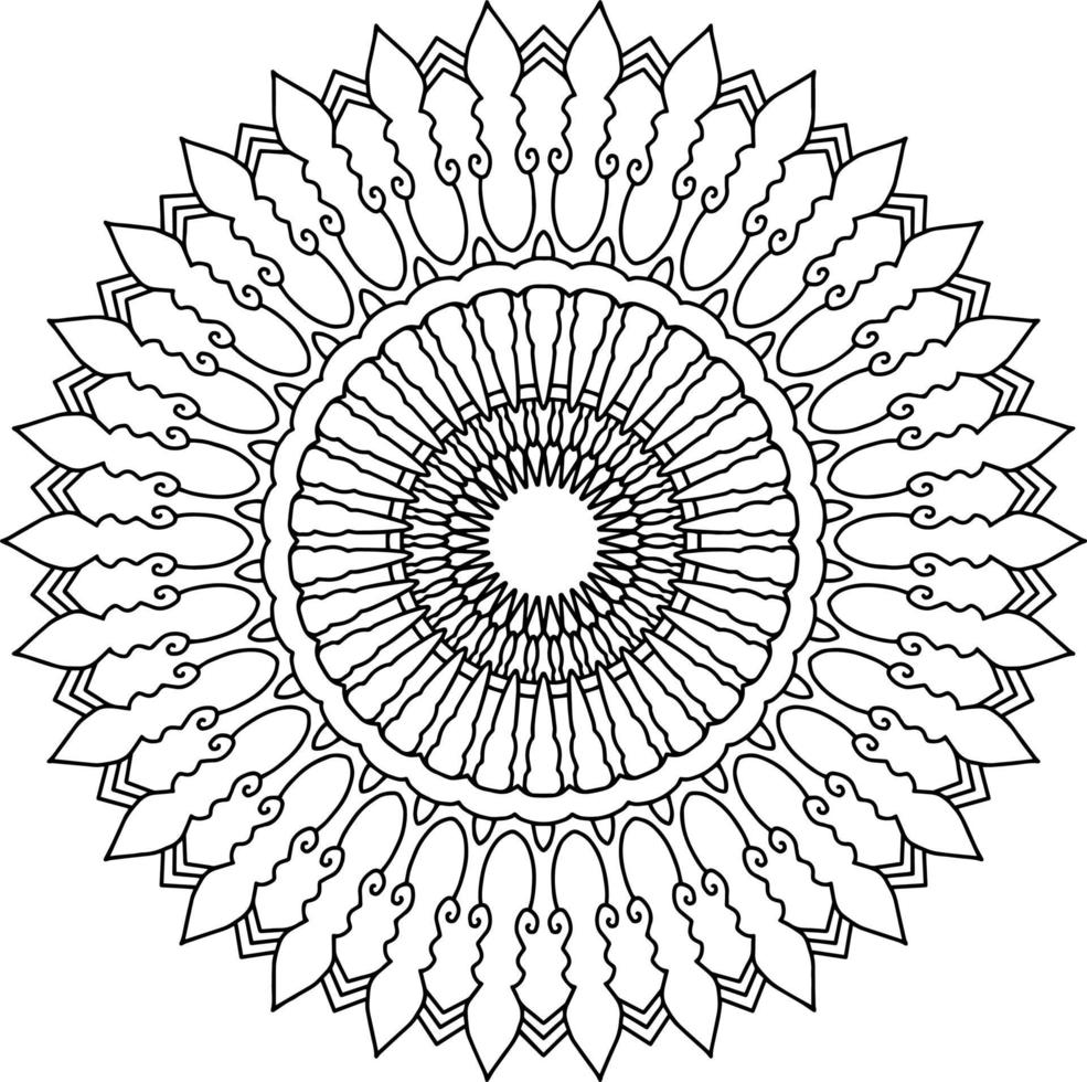 mandala-kunstontwerp, mehndi, tatoeage, koninklijke vintage, bruiloftsontwerp vector