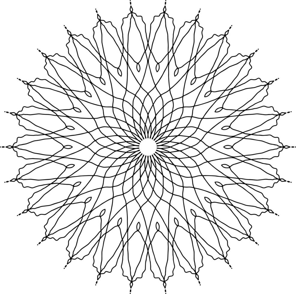 mandala-kunstontwerp, mehndi, tatoeage, koninklijke vintage, bruiloftsontwerp vector