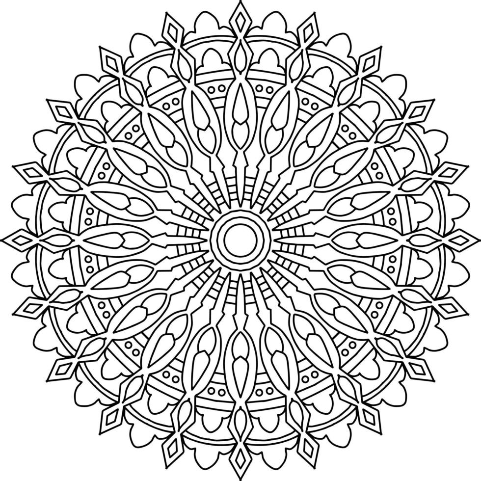 mandala-kunstontwerp, mehndi, tatoeage, koninklijke vintage, bruiloftsontwerp vector