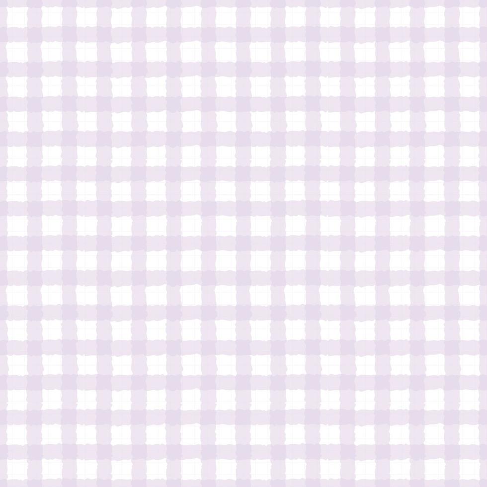 pastel patroon naadloze plaid herhaal vector in paars en wit. ontwerp om af te drukken, tartan, cadeaupapier, textiel, geruite achtergrond voor tafelkleden.