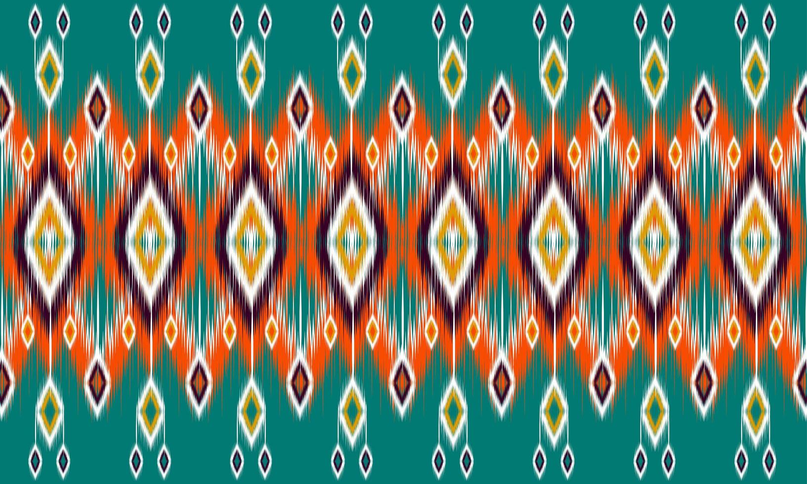 ikat geometrische folklore ornament met diamonds.design voorachtergrond,tapijt,behang,kleding,inwikkeling,batik, stof, vector illustration.embroidery stijl.