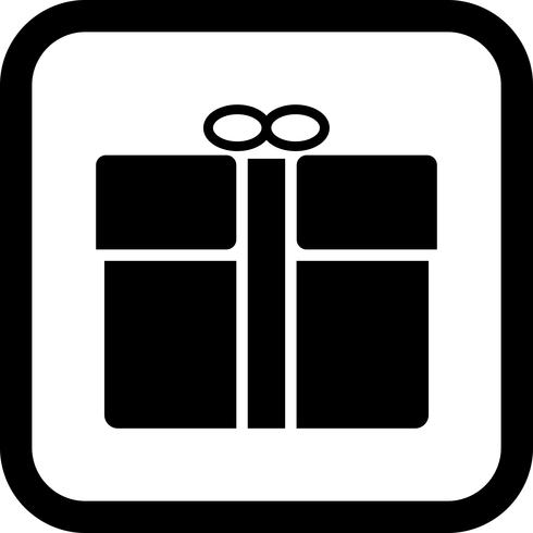 Gift pictogram ontwerp vector