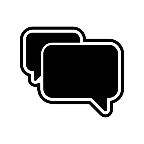 Chat pictogram ontwerp vector