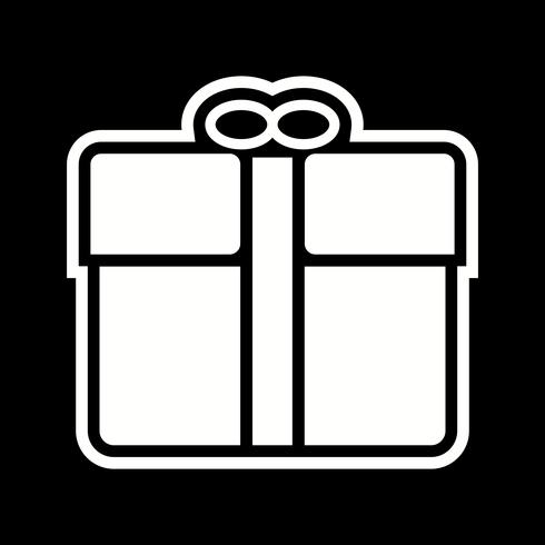 Gift pictogram ontwerp vector