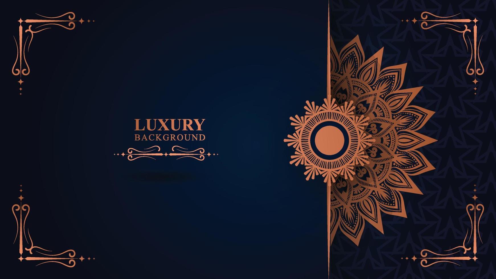 luxe bloemenpatroontextuur en traditioneel Arabisch mandala-concept, gebruik voor islamitisch ramadan-bannerontwerp, visitekaartje-wenskaart en posterontwerp vector