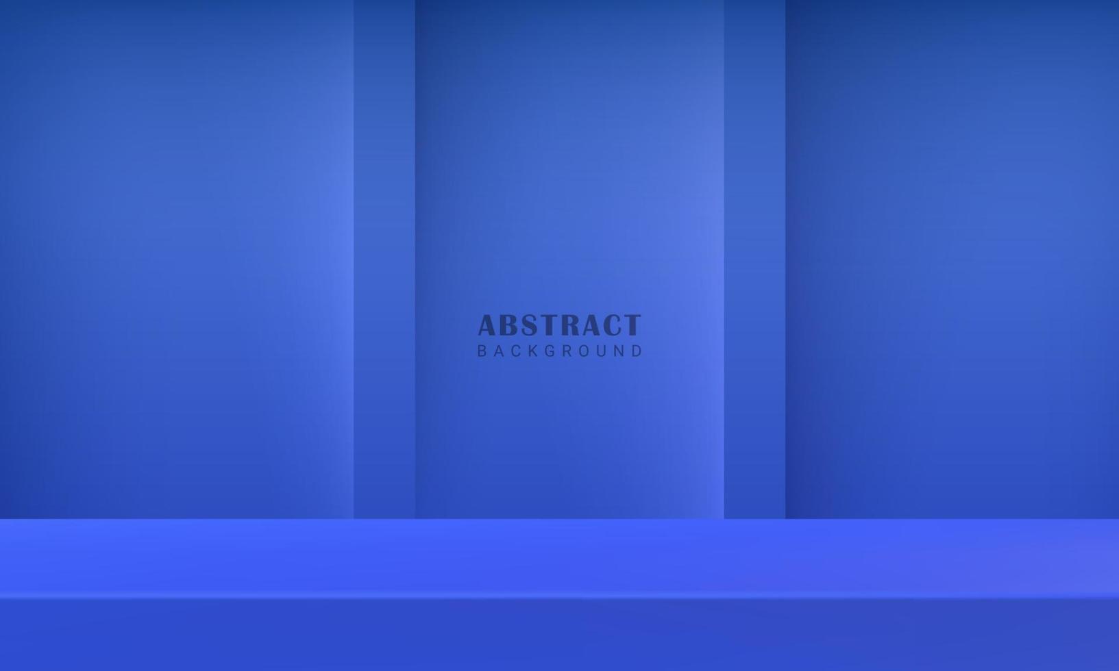 3d blauw podium vectorconcept als achtergrond met textuur, geschikt voor bedrijfsontwerp als achtergrond, sjabloon, banner vector