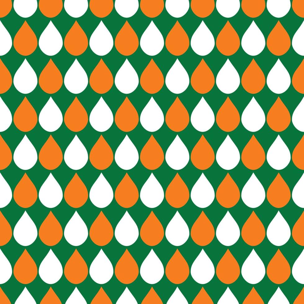 oranje wit groen waterdruppels achtergrond vector