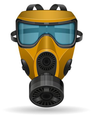 gasmasker vectorillustratie vector