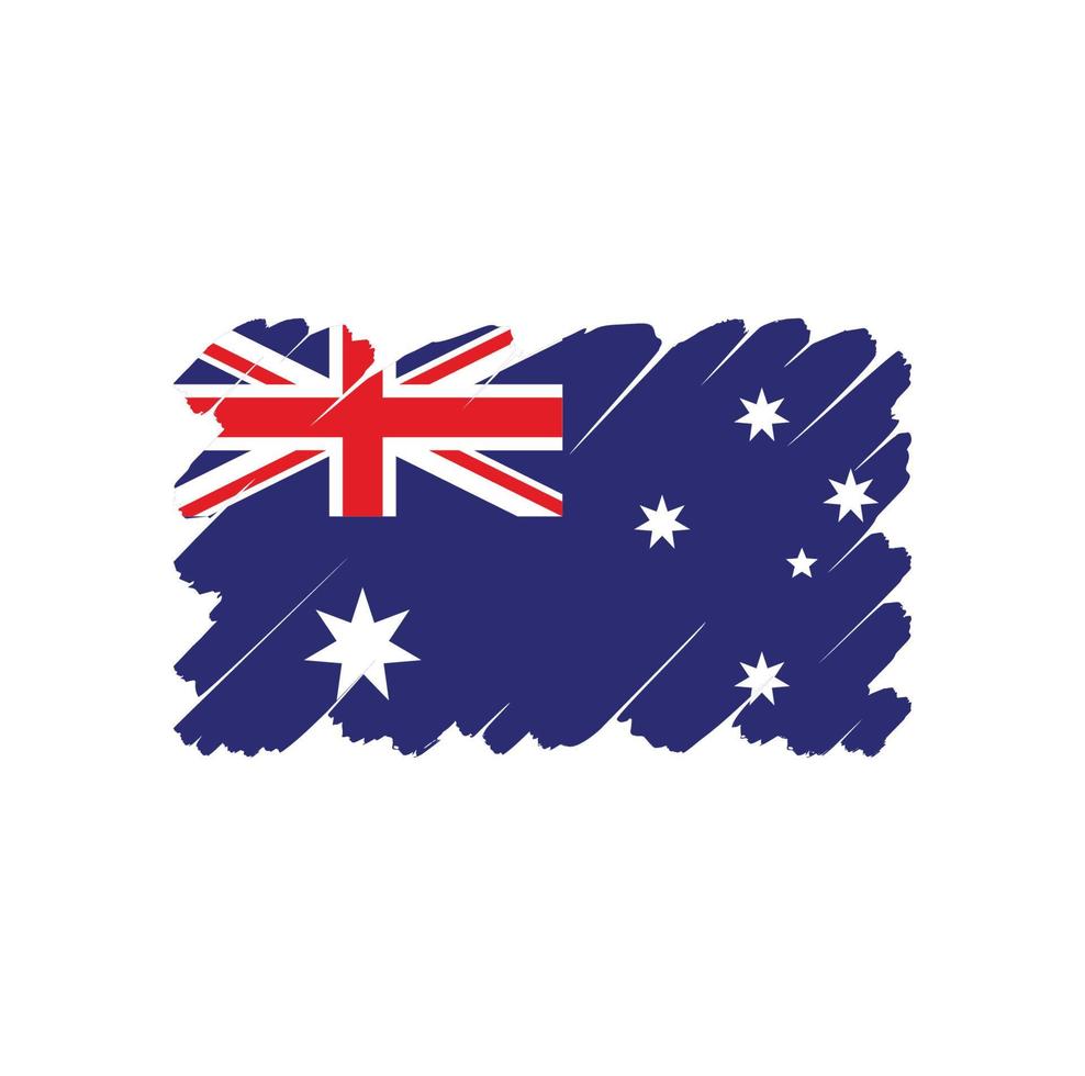 vlag van australië vector