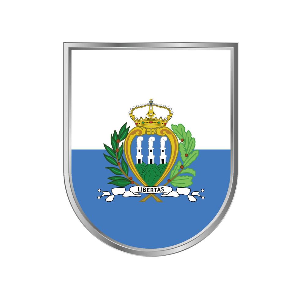 vlag van san marino vector