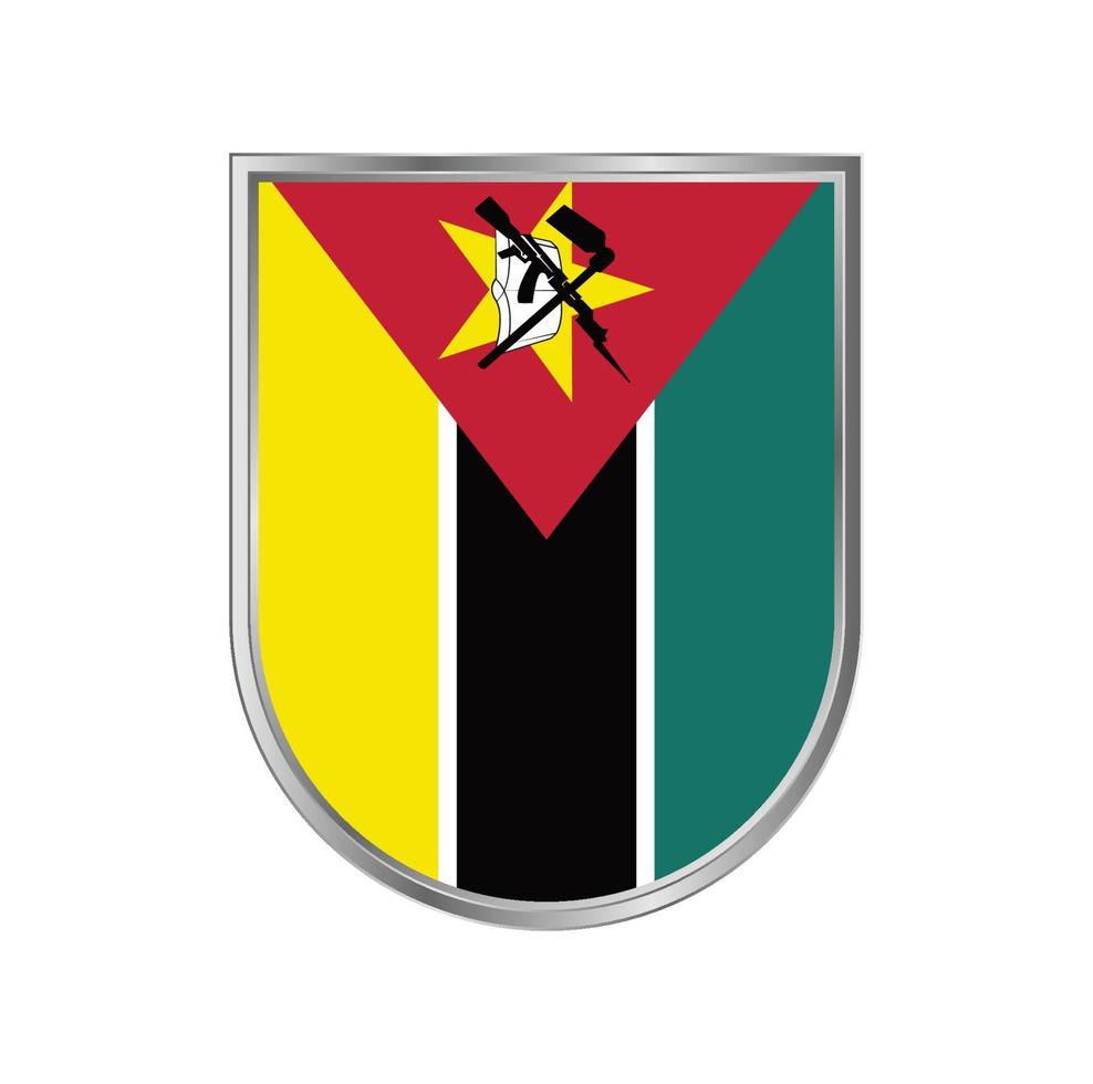 vlag van mozambique vector