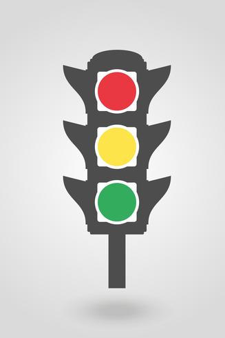 pictogram verkeerslichten voor auto&#39;s vectorillustratie vector