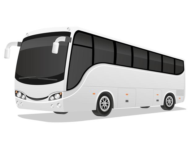 grote tourbus vectorillustratie vector