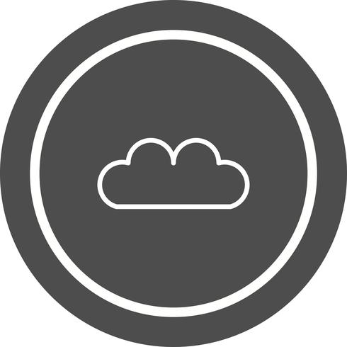 Cloud pictogram ontwerp vector