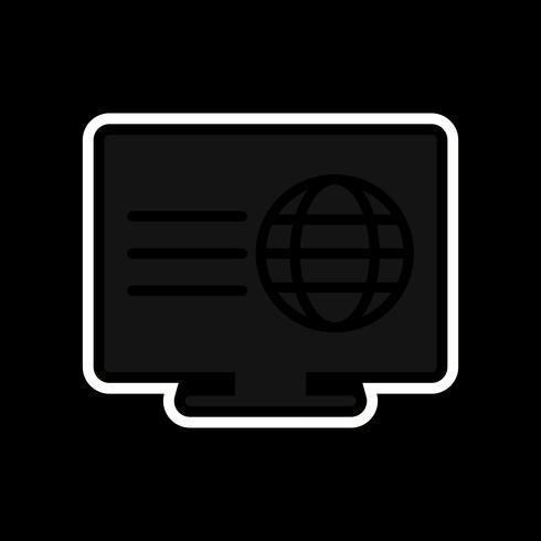 Webpagina Icon Design vector