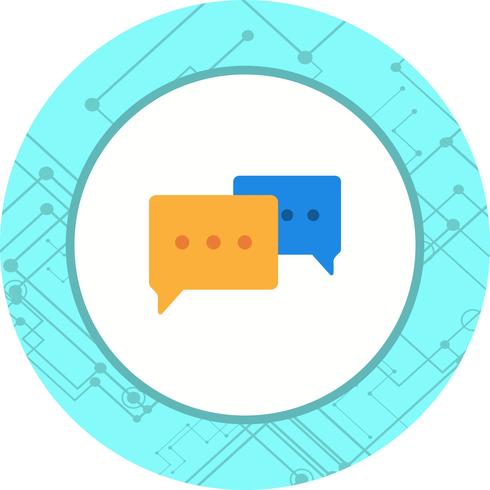 Conversatie Icon Design vector