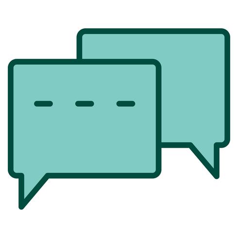 Conversatie Icon Design vector