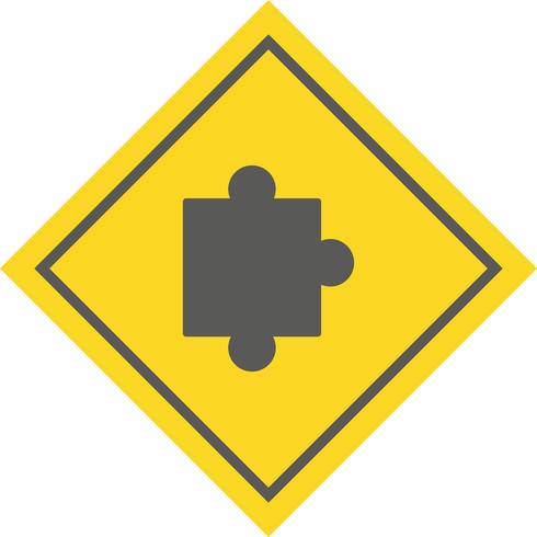 Puzzel stuk pictogram ontwerp vector