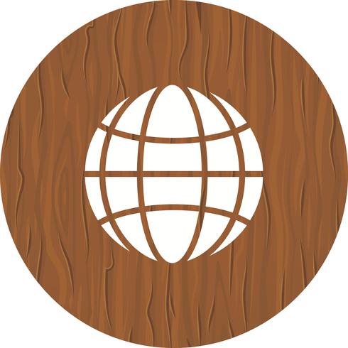 Globe pictogram ontwerp vector