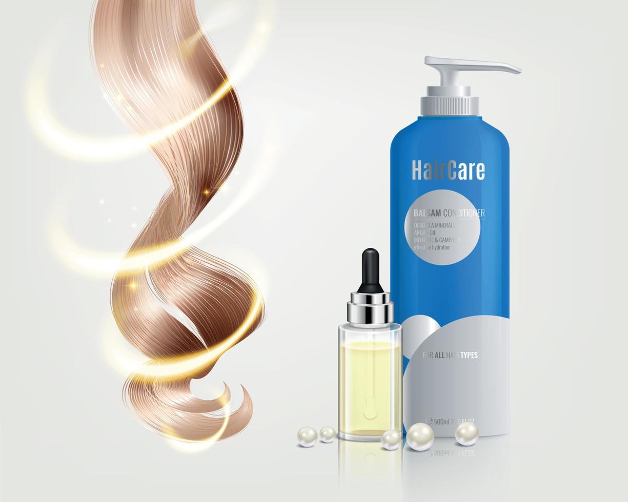 haarcosmetica poster vector