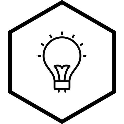 Bulb pictogram ontwerp vector