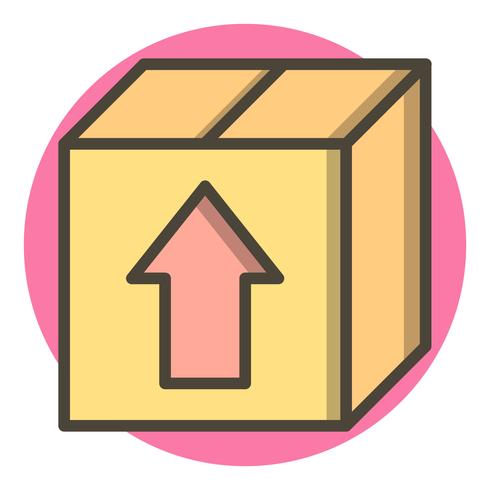 Pakket pictogram ontwerp vector