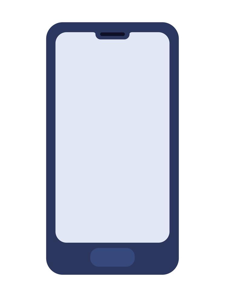 smartphone op een witte achtergrond vector