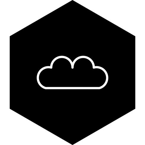 Cloud pictogram ontwerp vector