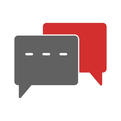 Conversatie Icon Design vector