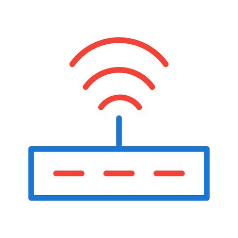 Router Icon Design vector