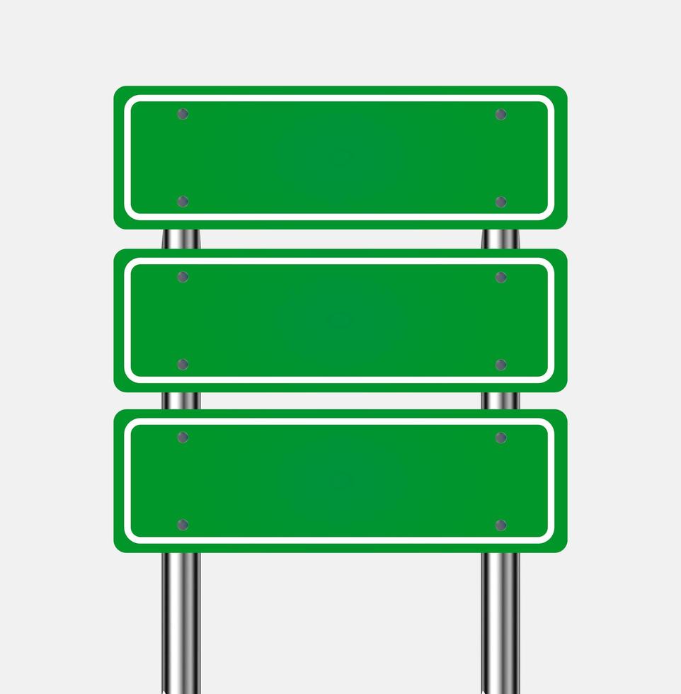 verkeersborden. wegbord tekstpaneel, mockup bewegwijzering richting snelweg stad wegwijzer locatie straat pijl manier vector