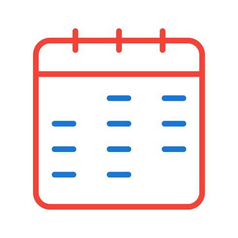 Kalender pictogram ontwerp vector