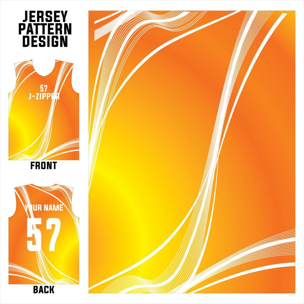 abstract concept vector jersey patroon sjabloon voor afdrukken of sublimatie sport uniformen voetbal volleybal basketbal e-sports fietsen en vissen