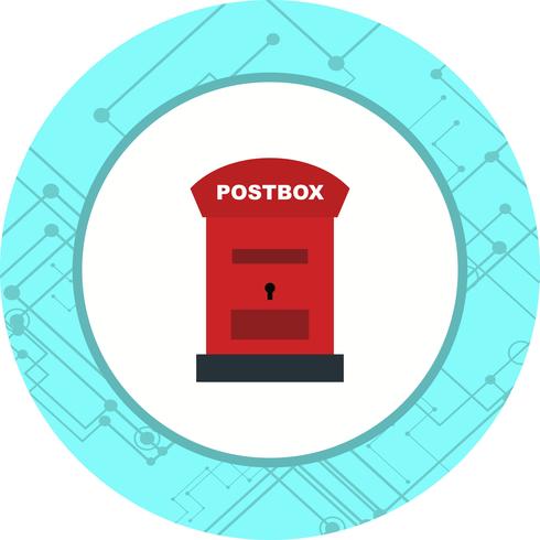 postbus pictogram ontwerp vector