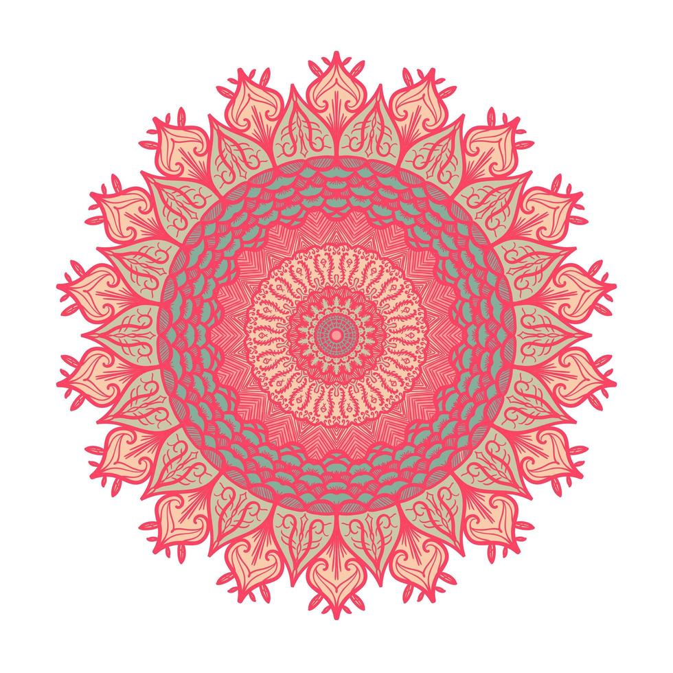 mandala regelsjabloon vector