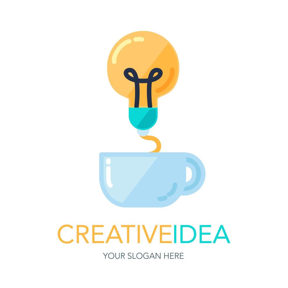 creatief succes idee logo vector