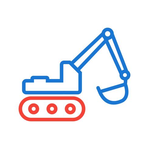 Graafmachine Icon Design vector