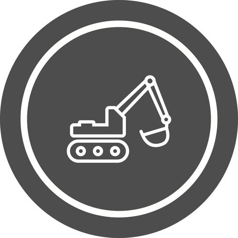 Graafmachine Icon Design vector