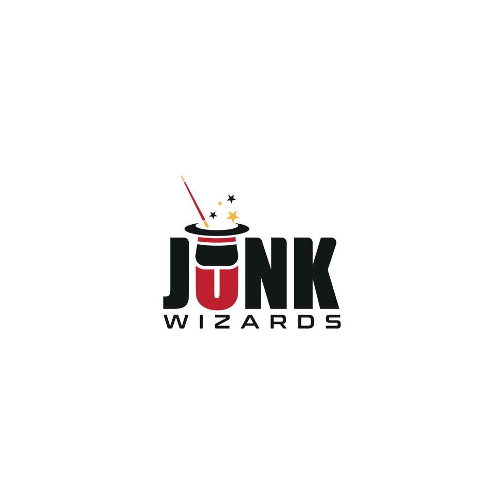 wizard logo ontwerp vector sjabloon