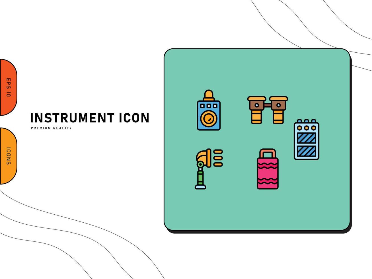 muziekinstrument pictogram gratis vector