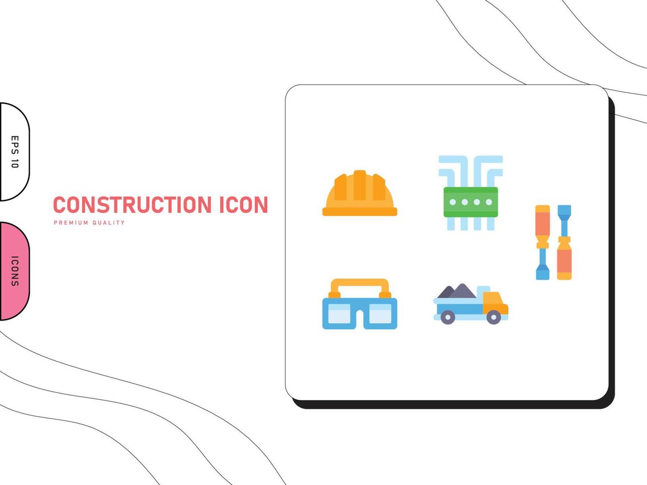 bouw icon pack gratis vector
