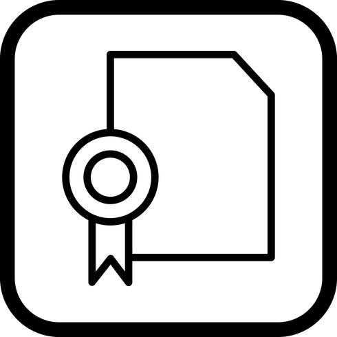 Diploma Icon Design vector