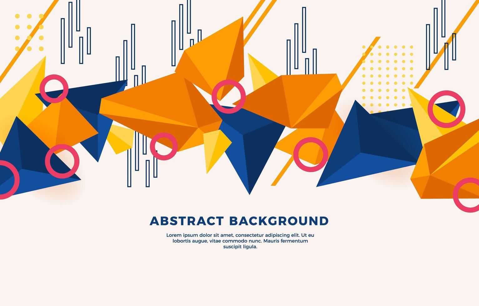 geometrisch abstract achtergrondconcept vector