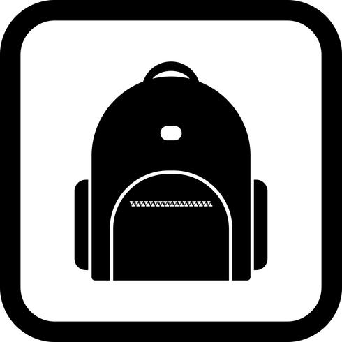 bagpack pictogram ontwerp vector