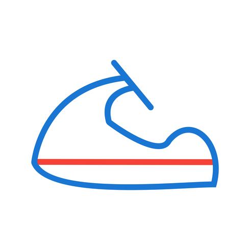 Jet Ski pictogram ontwerp vector