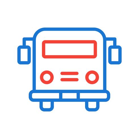 School bus pictogram ontwerp vector