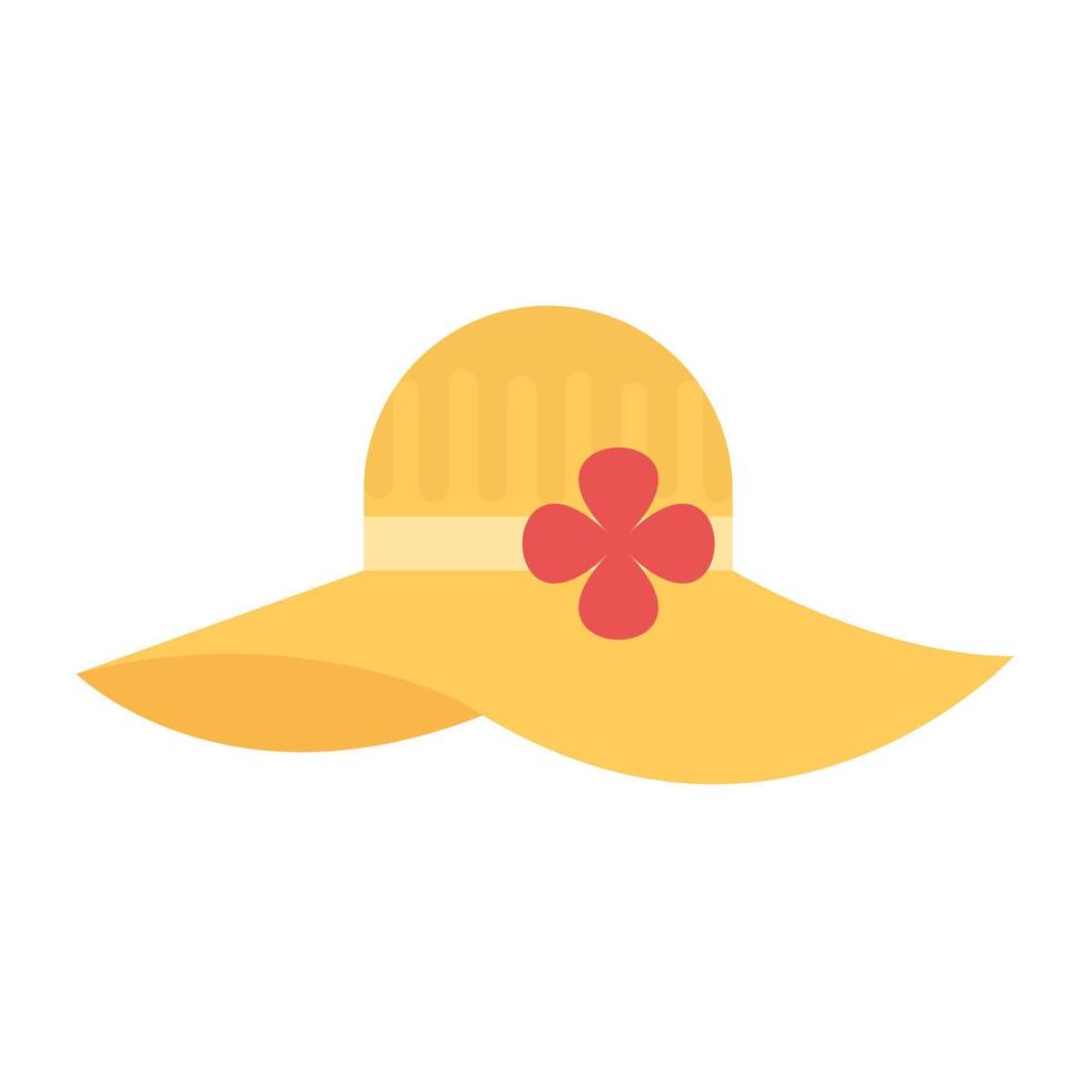 floppy hat concepten vector