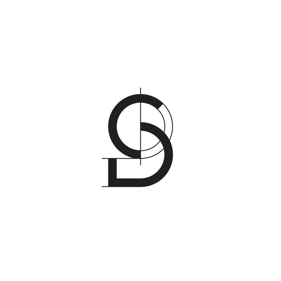 letter s-logo of pictogramontwerp vector